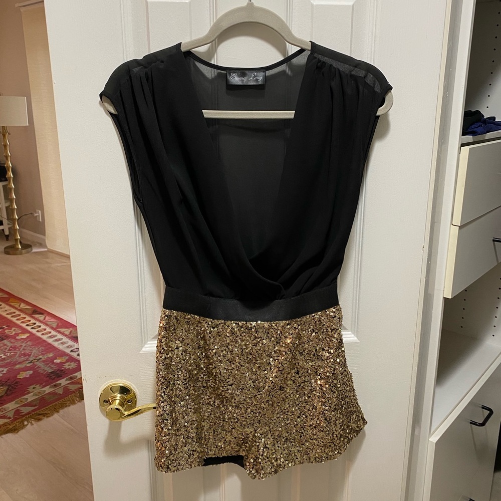 Sparkly Sequence Romper